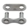 KMC Snap-On Wide EPT Silber 1-fach Verschlussglied
